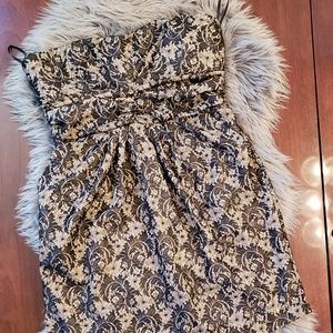 Miss Phit lace print dress 1x